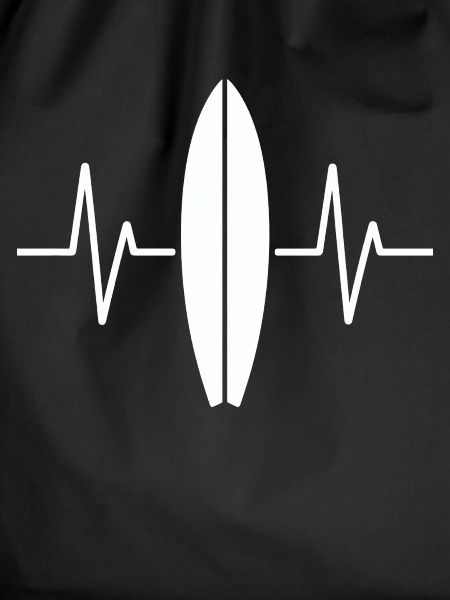 Surfboard Heartbeat Surfing Surfing