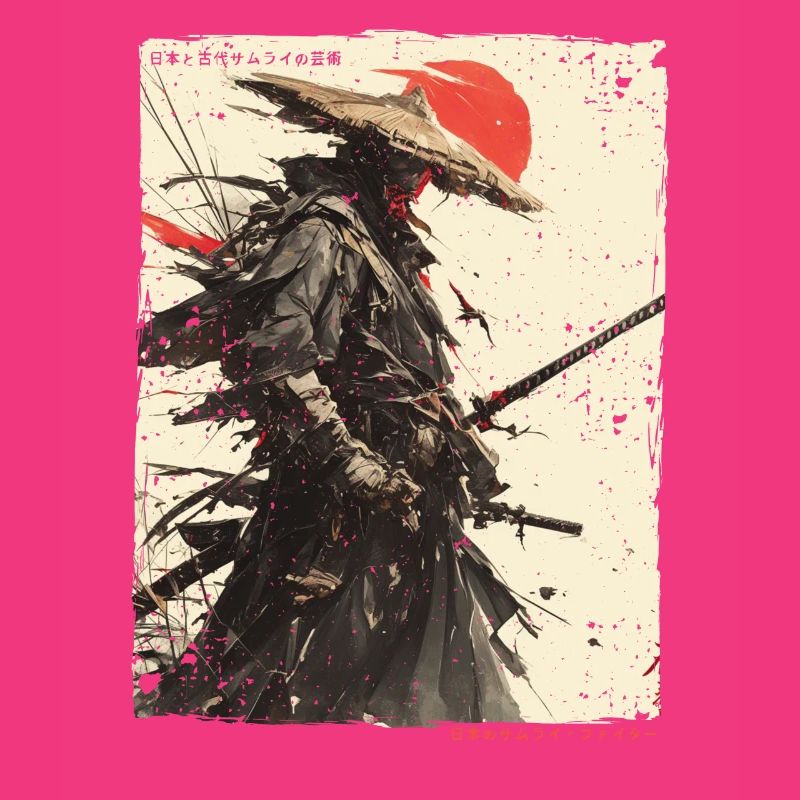 Samurai Fighter - Japanese Ukiyo-e Artwork