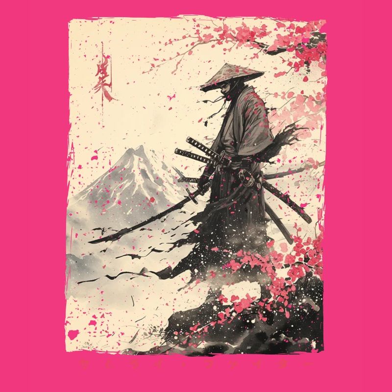 Samurai Fighter - Japanese Ukiyo-e Artwork