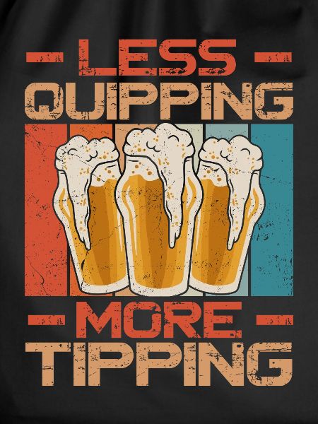 Bartender Mixologist Less Quipping