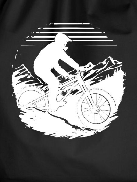 Mountain Biker Drawing
