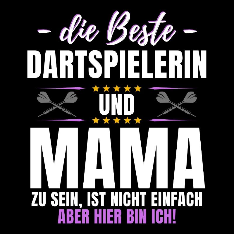DART PLAYER & MOM! Funny Darts Darts Saying