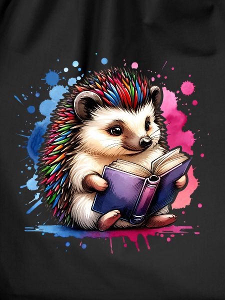 Hedgehogs Reading Books Book