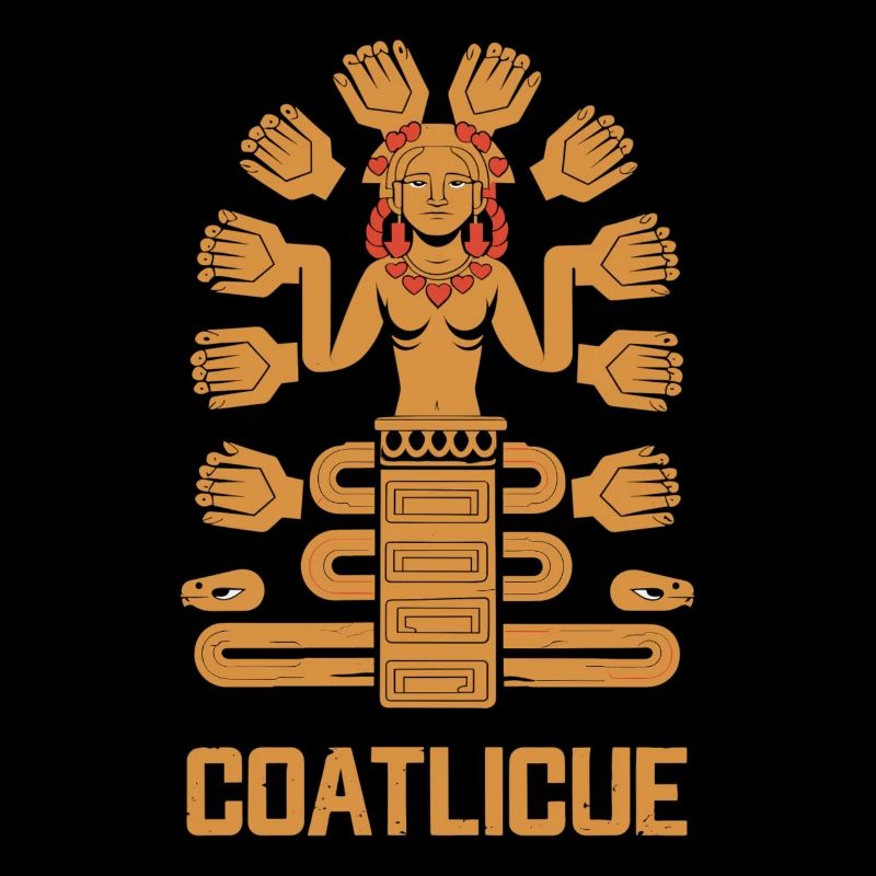 Déesse aztèque Mythologie ancienne Coatlicue