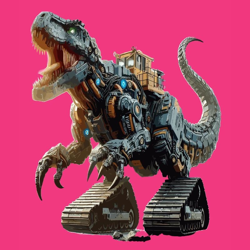 Bagger T-Rex Dinosaurier