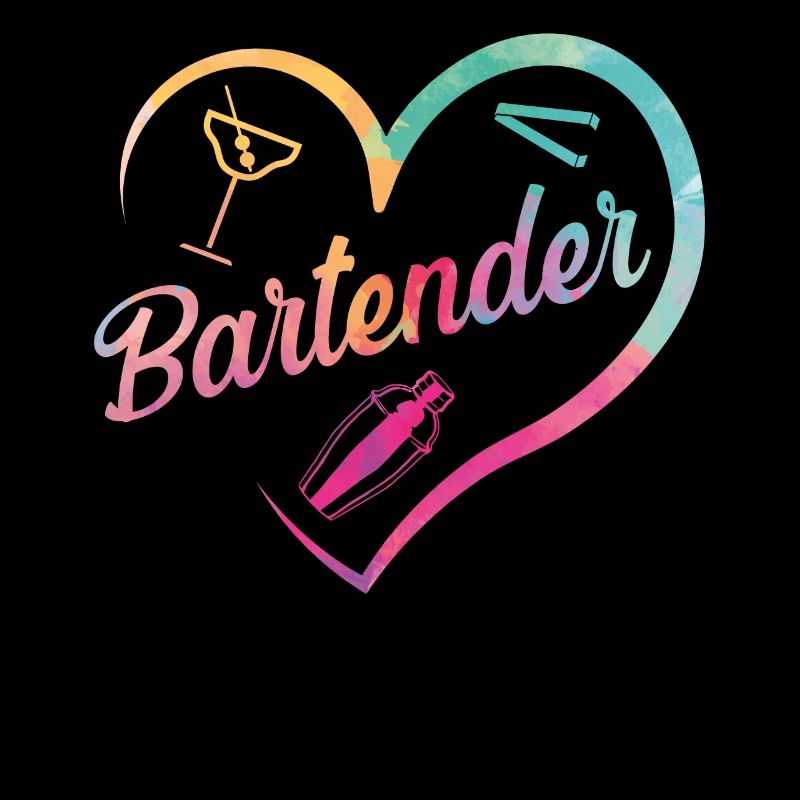 Bartender Mixologist Heart