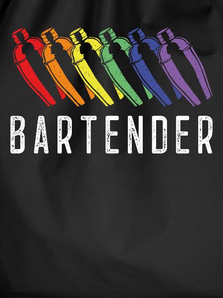 Bartender Mixologist Rainbow