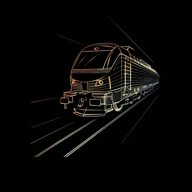 Train Sketch 90s Look