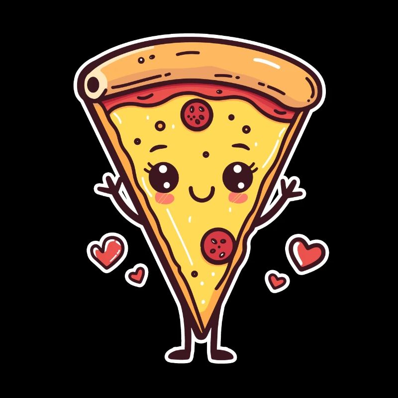 Pizza Cartoon Look