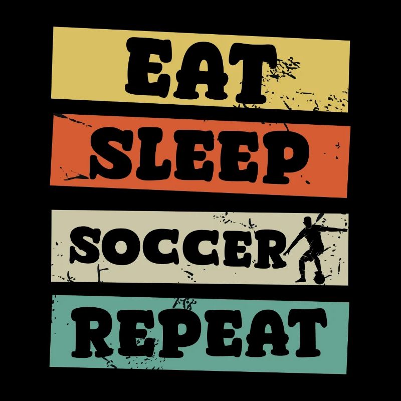 Manger dormir Soccer Répéter