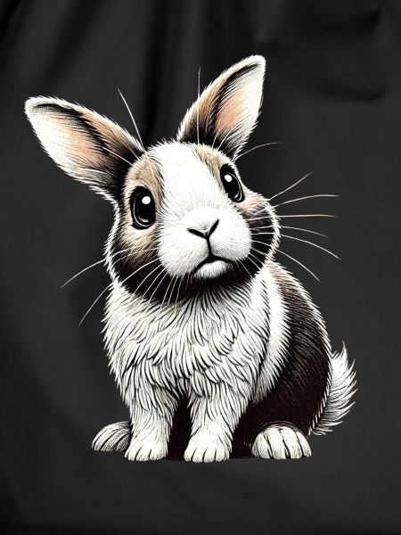 Adorable bunny illustration