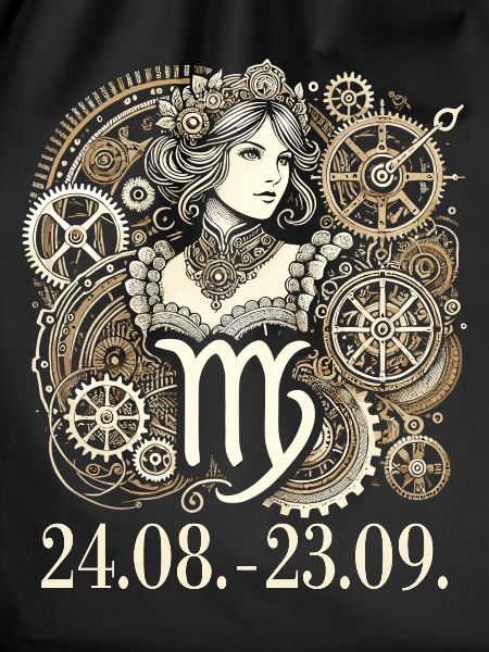 Sternzeichen Jungfrau Steampunk Stil