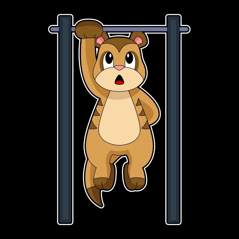 Suricate Bodybuilder Tractions Musculation
