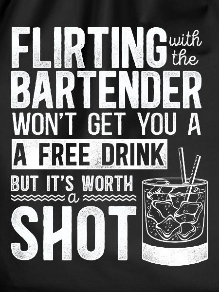 Bartender Mixologist Flirting With