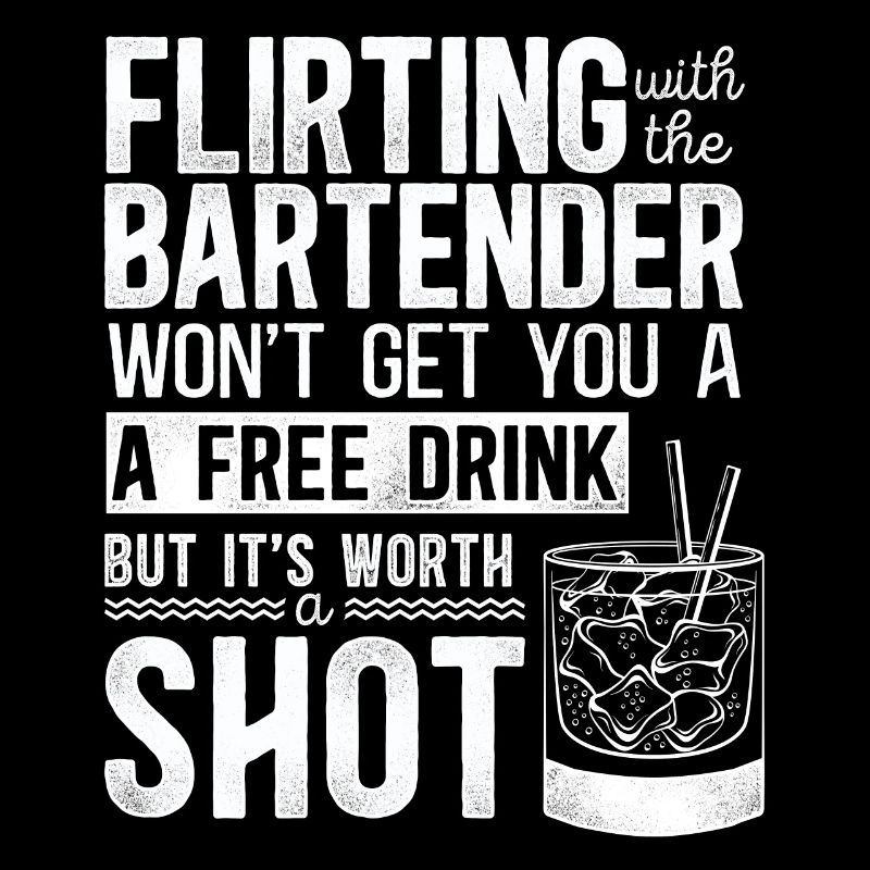 Bartender Mixologist Flirting With