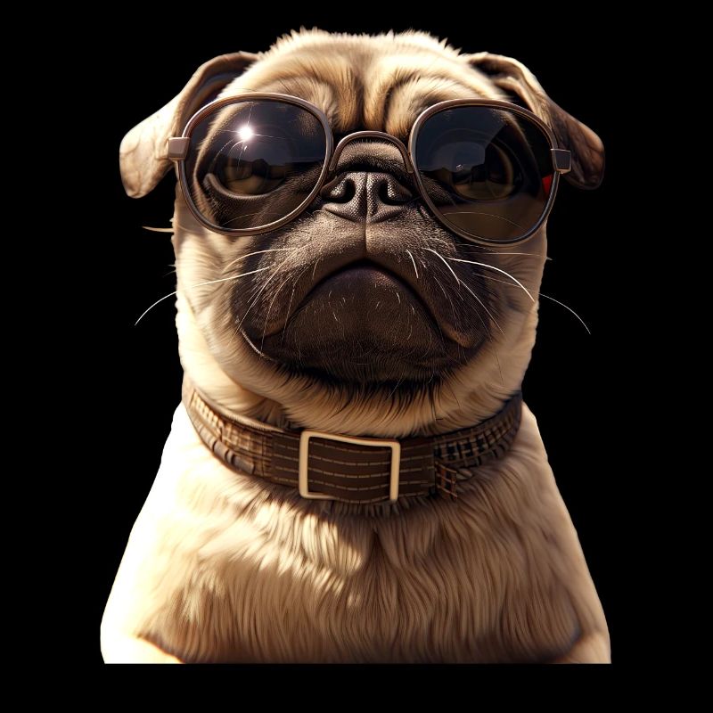 Mops Beige Hunde Liebe Carlin Kleiner Süßer Mops