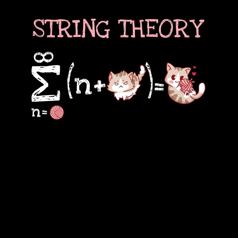 Nerd de la théorie des cordes Le chat de Schrödinger
