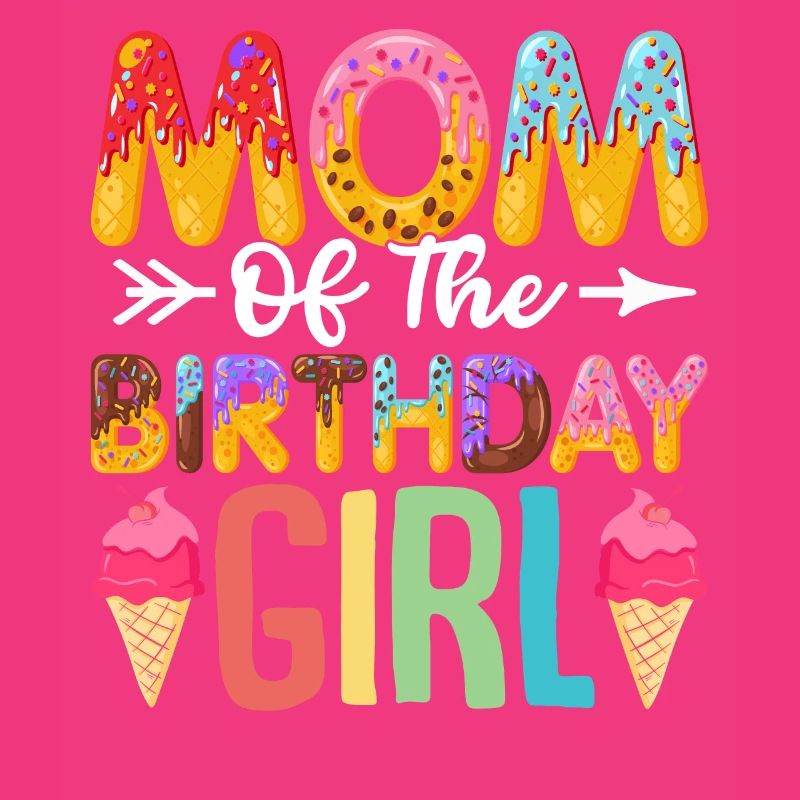 Mama Des Geburtstagskindes Eiscreme Geburtstag