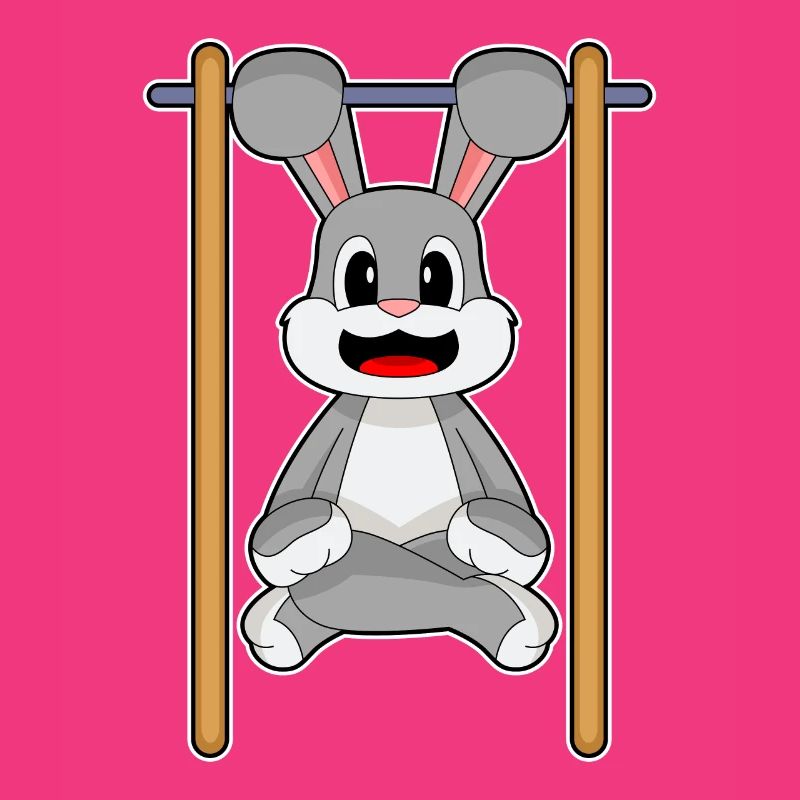 Bunny Bodybuilder Pull-ups Bodybuilding
