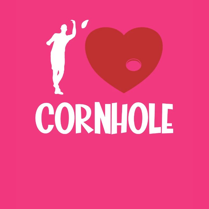 Ich liebe Cornhole Game Boards Sitzsack Professional