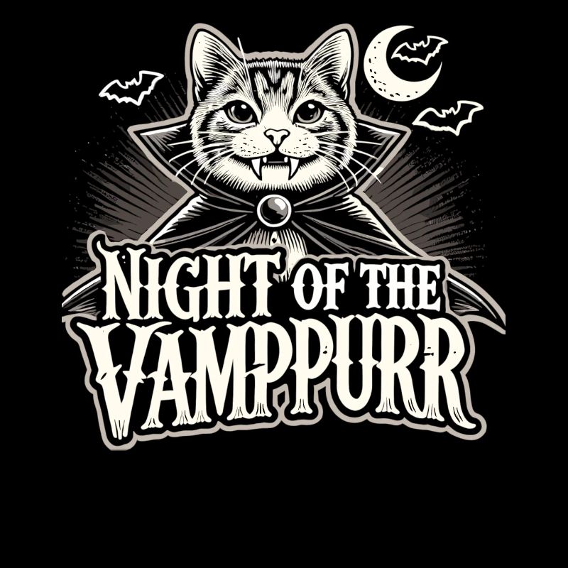 Halloween Design: Vampurr Cat