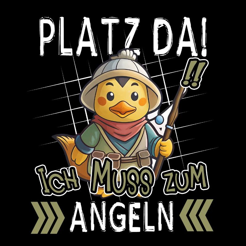 Faites de la place ! Je dois pêcher des canards pêcheur
