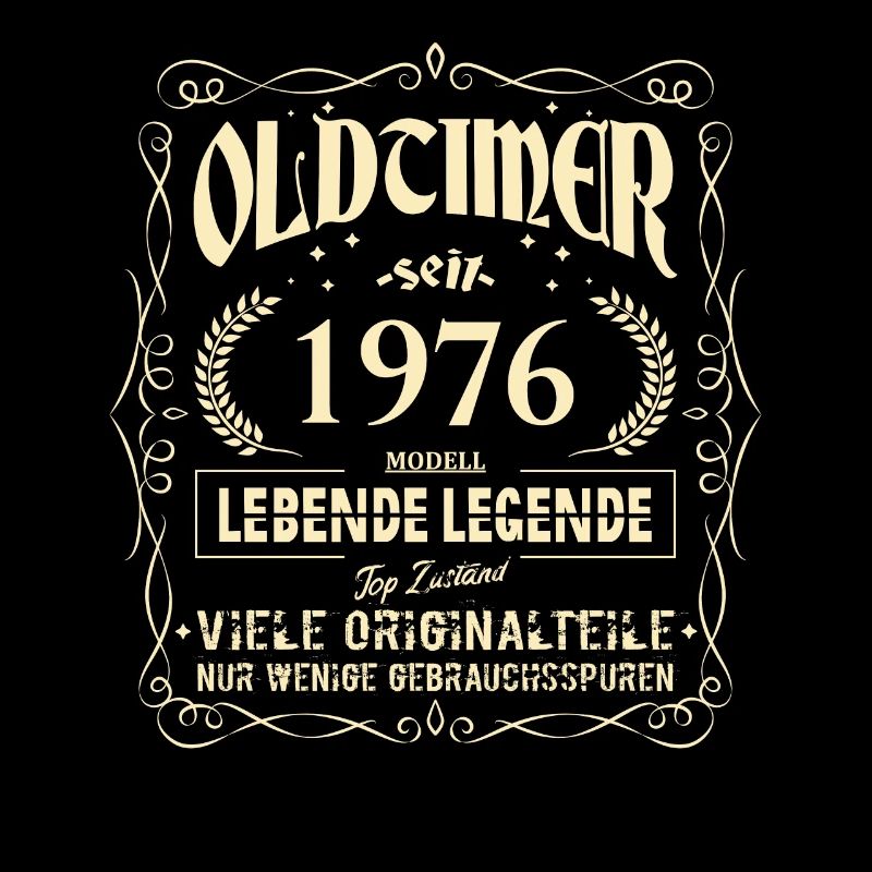 Oldtimer 1976 Geburtstag Lebende Legende Vintage