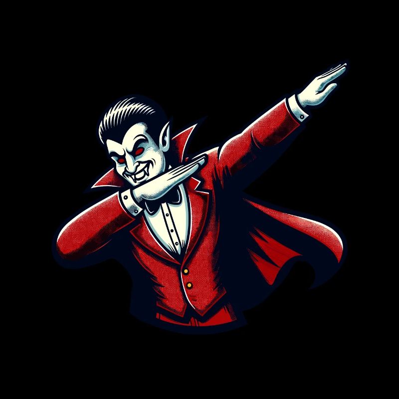 Dabbing Vampire Funny Dabbing Design