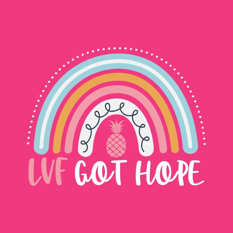 IVF Got Hope Funny IVF Boho Rainbow Infertility
