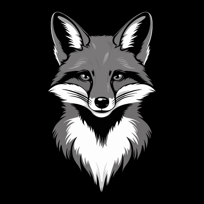 Fox Art Design Portrait élégant