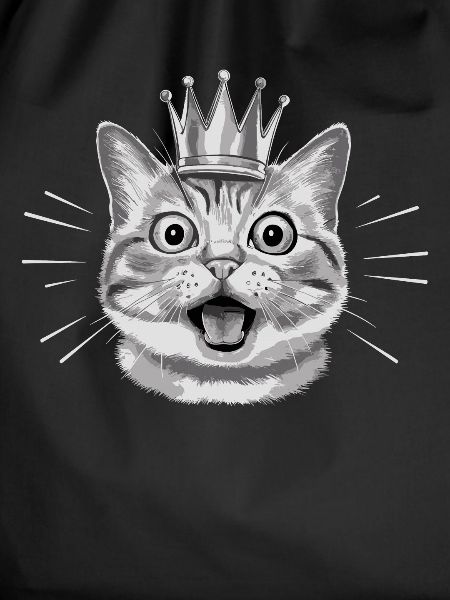 Cat with crown