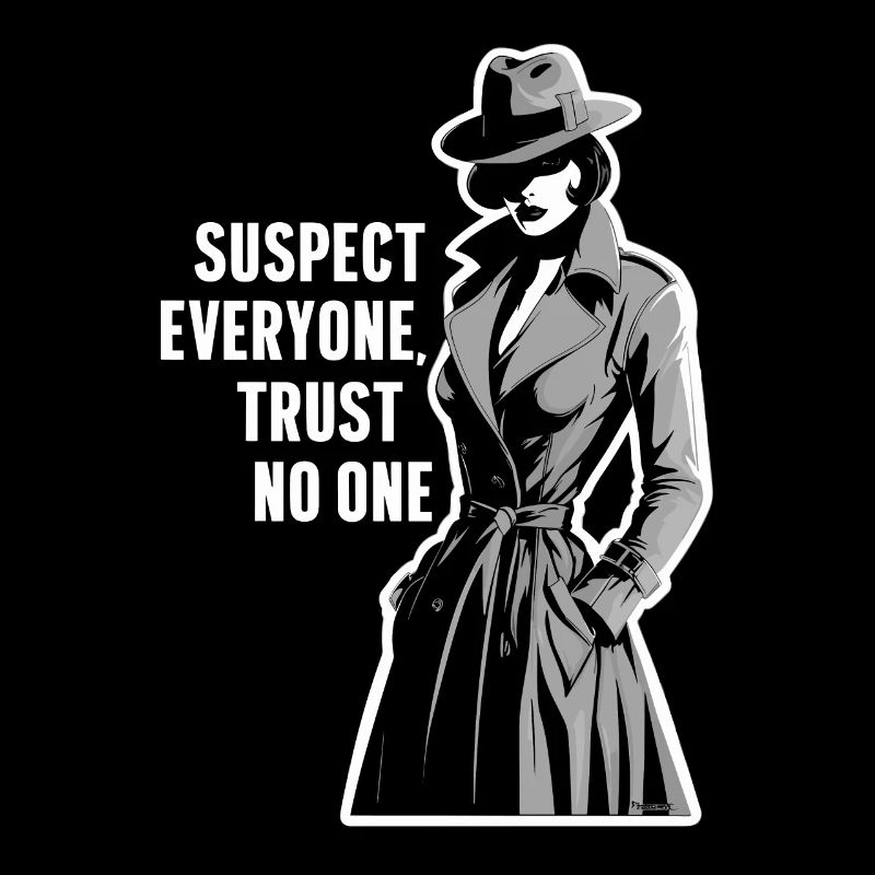 Suspect Everyone Trust No One Murder Mystery