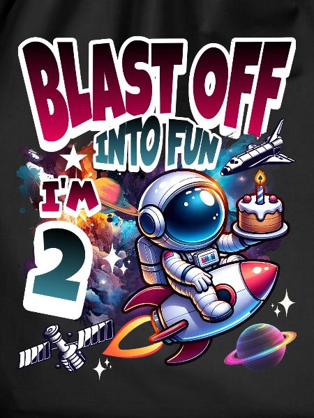 Astronaut 2nd Birthday Space