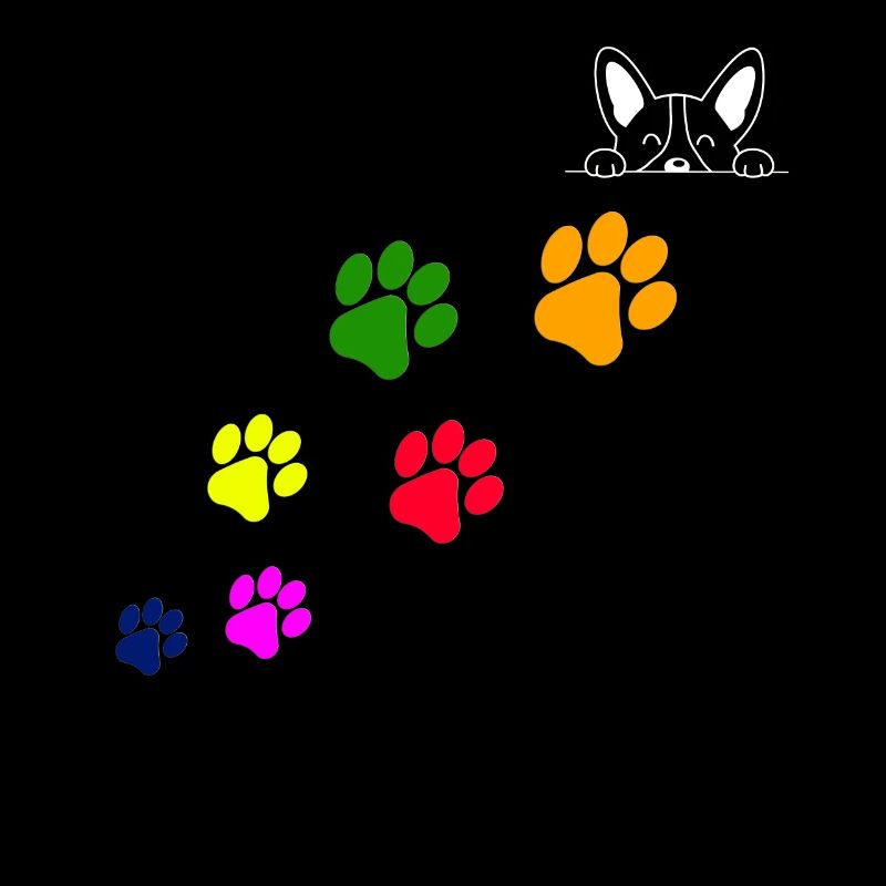 Empreintes pattes de chiens