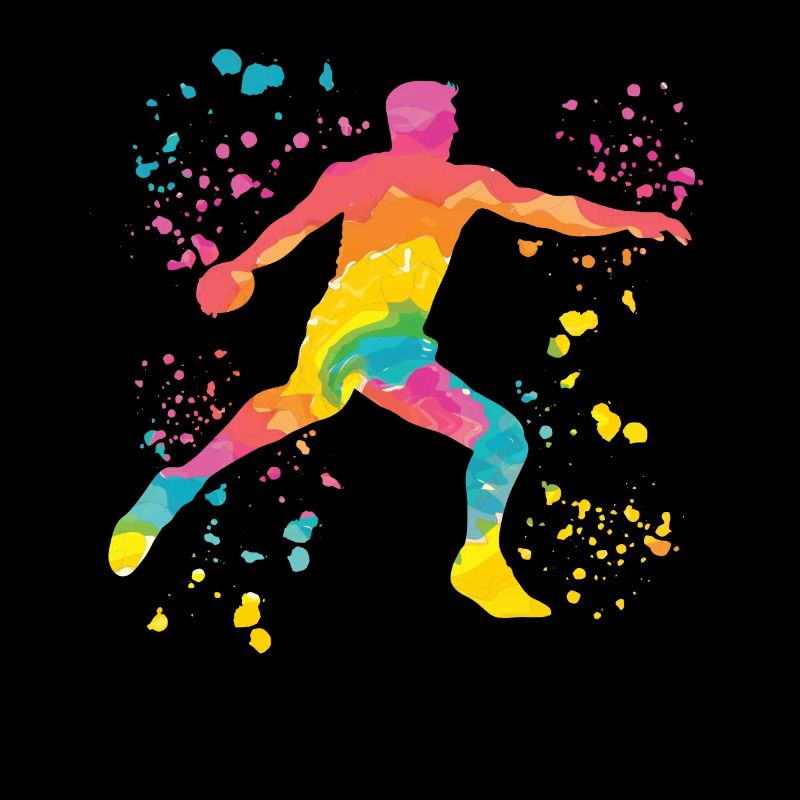 Diskuswerfer Colorsplash Diskuswurf