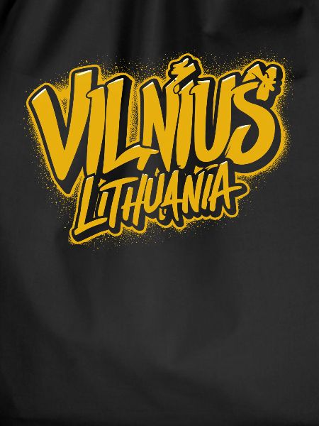 Vilnius Lithuania souvenir lettering