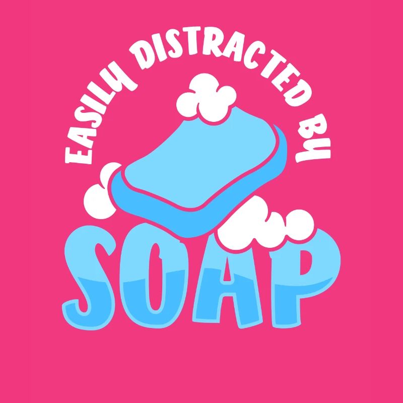 Simplement distrait par la fabrication du savon