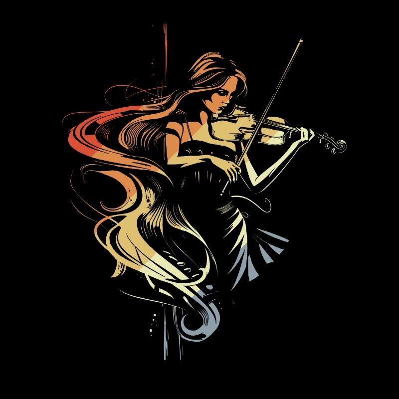 Fille violon