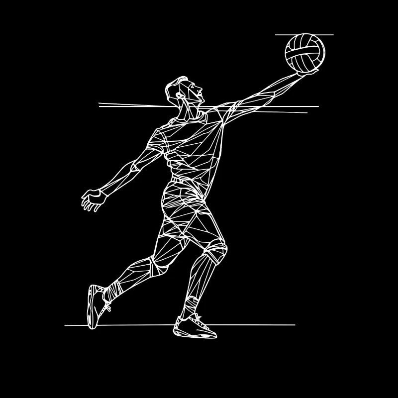 Volleyball Player Sketch