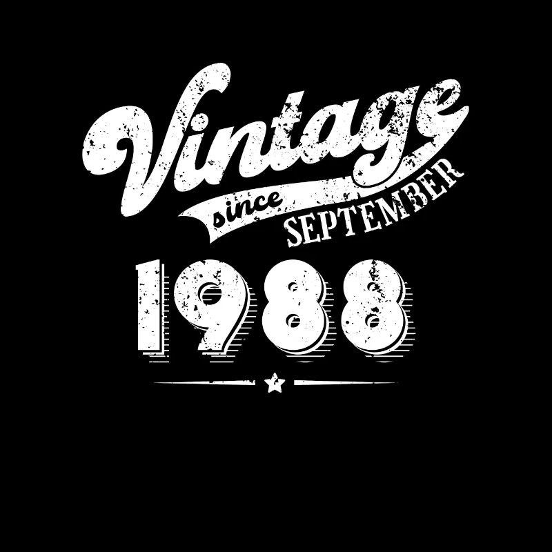 Vintage since September 1988 Birthday Gift