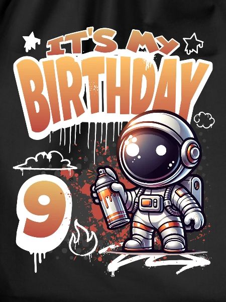 Graffiti Astronaut 9th Birthday