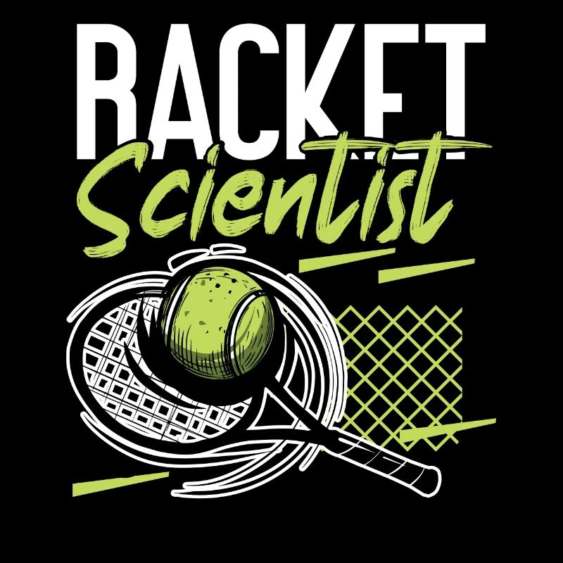 Funny Tennis Player Racket That