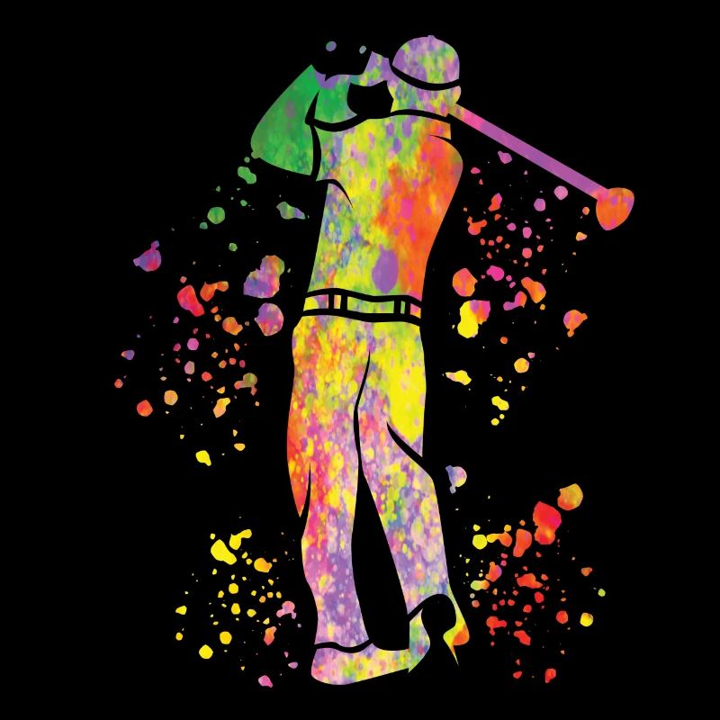 Golfer Colorsplash Kinder Miniaturgolf
