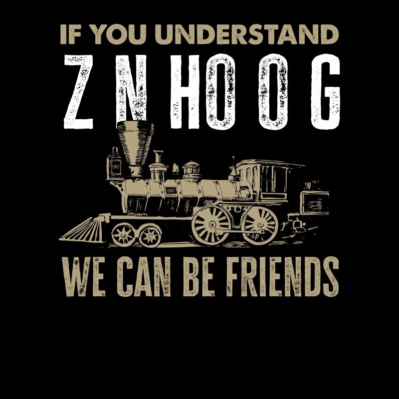 Train Enthusiasts Friends Railway Retro