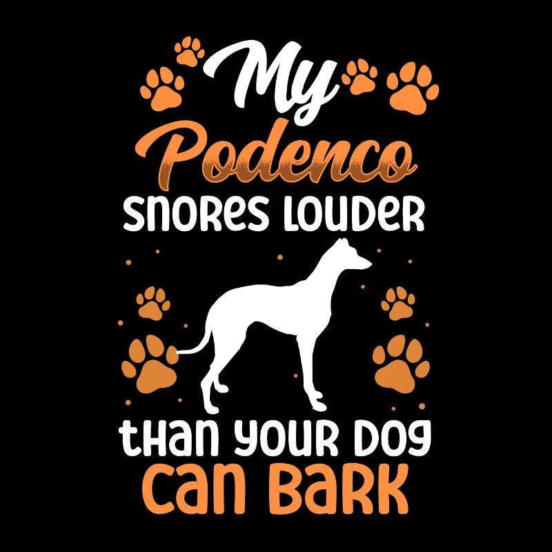 Podenco ronfle bruyamment Lévrier Podenco
