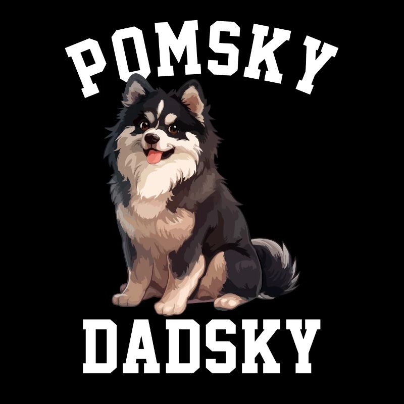 Pomsky dadsky dog