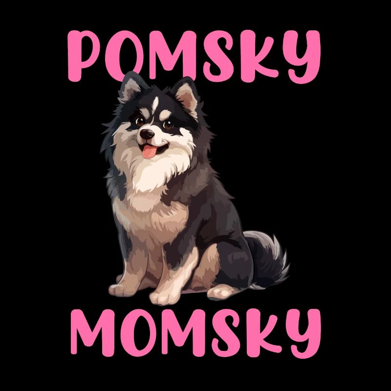 Pomsky Momsky dog