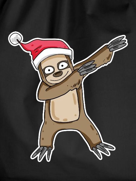 Sloth Christmas Motif