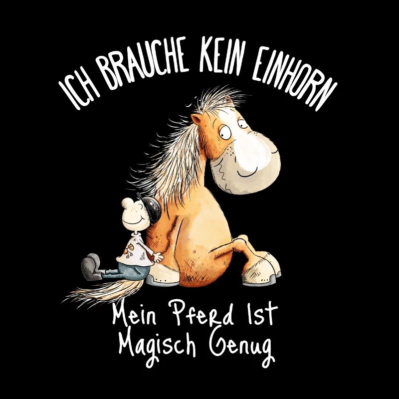 Pferd Einhorn Spruch Pferdefreunde