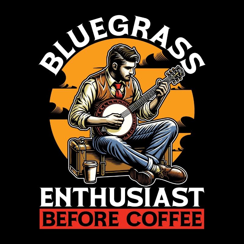 Bluegrass Enthusiast Before Musician Coffee Lover